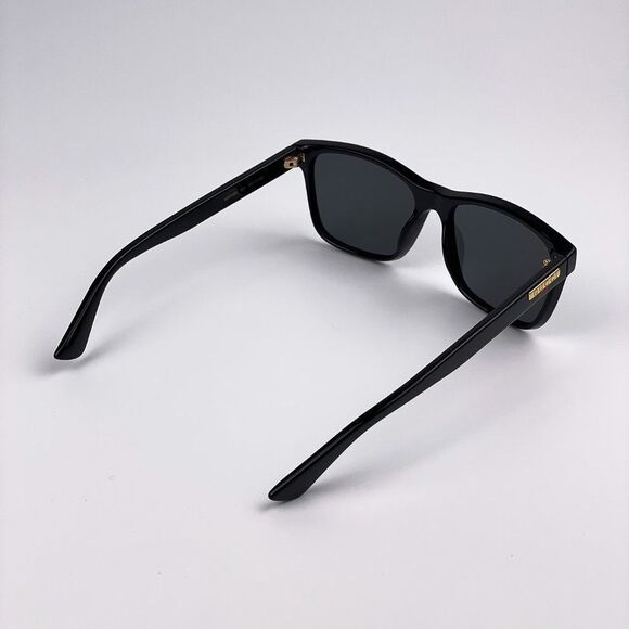 GUCCI GG0746S LOGO 001 Sunglasses Black Grey Anti-Reflective Square Unisex - Picture 10 of 11